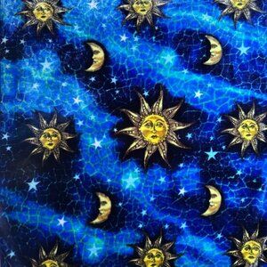 Sun & Moon Plush Blanket Retro 90's 60"x 46" #722